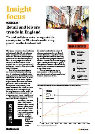 Download Retail and leisure trends in England
