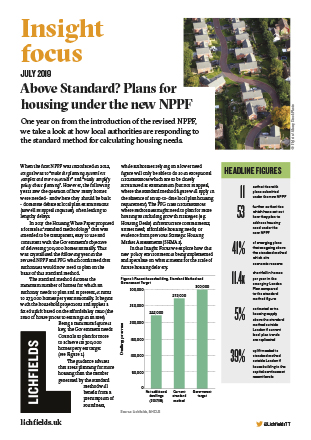 Download Above Standard? Plans for housing under the new NPPF