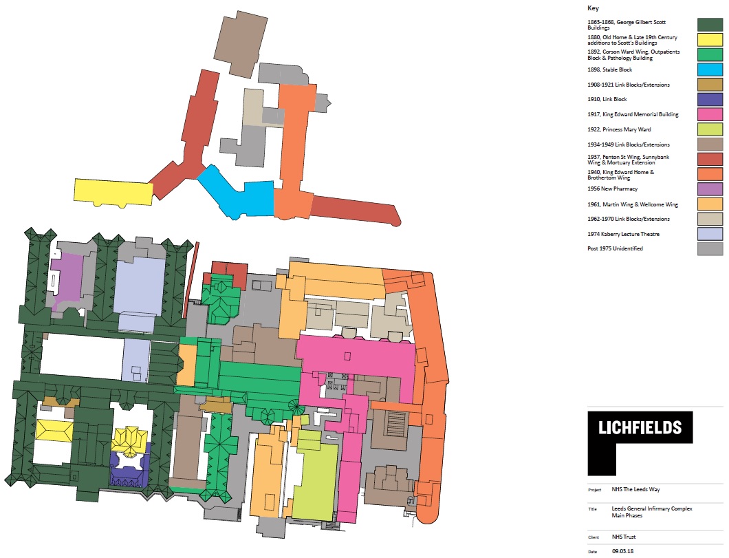 Leeds General Infirmary A Suitable Case For Treatment   Leeds General Infiirmary Architectural Phase Plan By Lichfields 